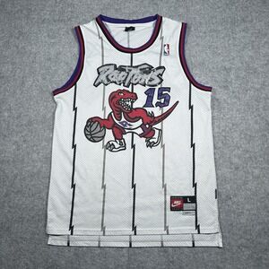 Nike Toronto Raptors Vince Carter Basketball Jersey Mens Size Large +2 Length